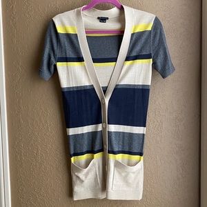 Theory Striped Cardigan